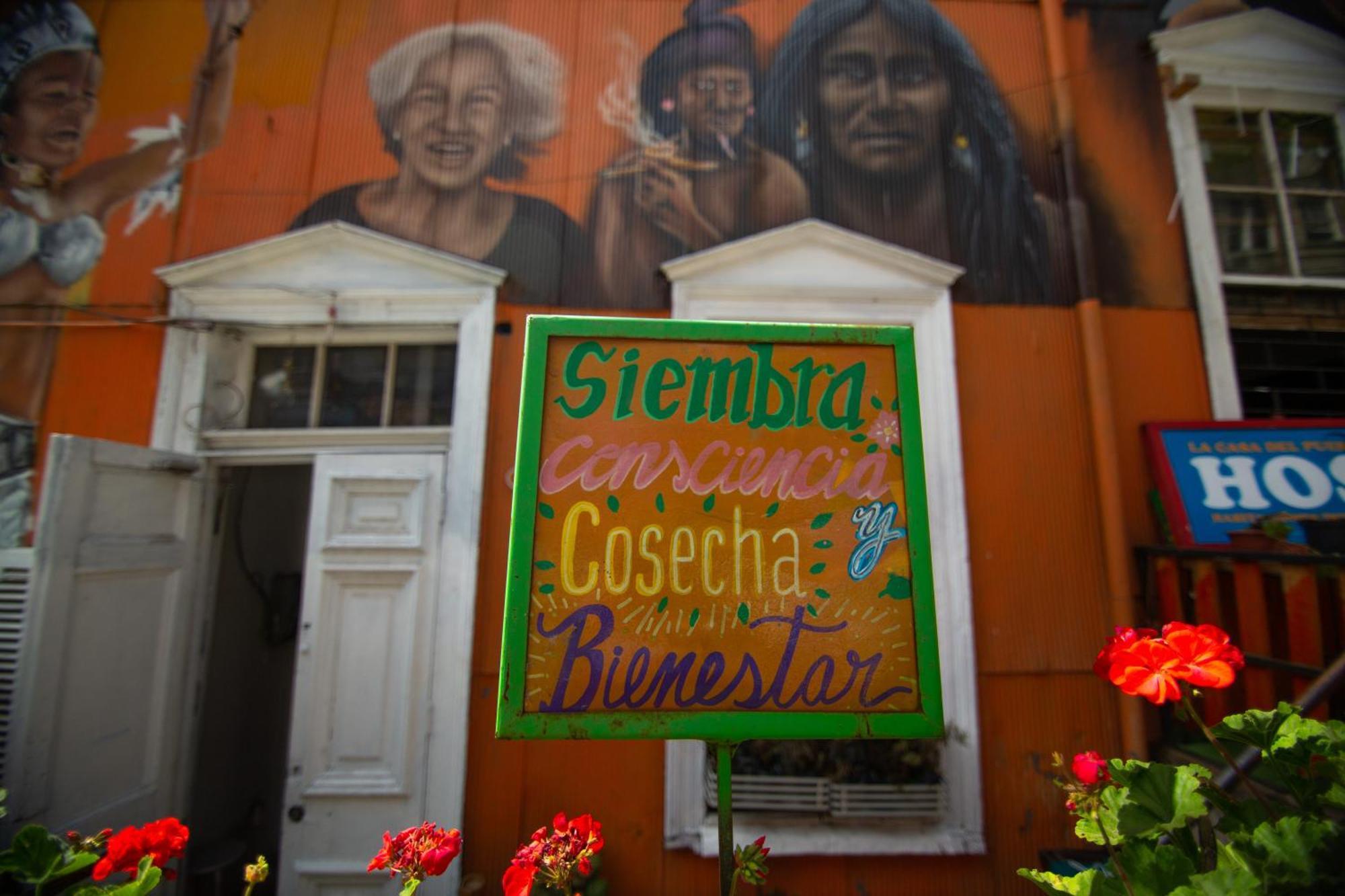 La Casa Del Puerto, Hostal Cultural, Cerro Alegre Valparaíso Eksteriør billede