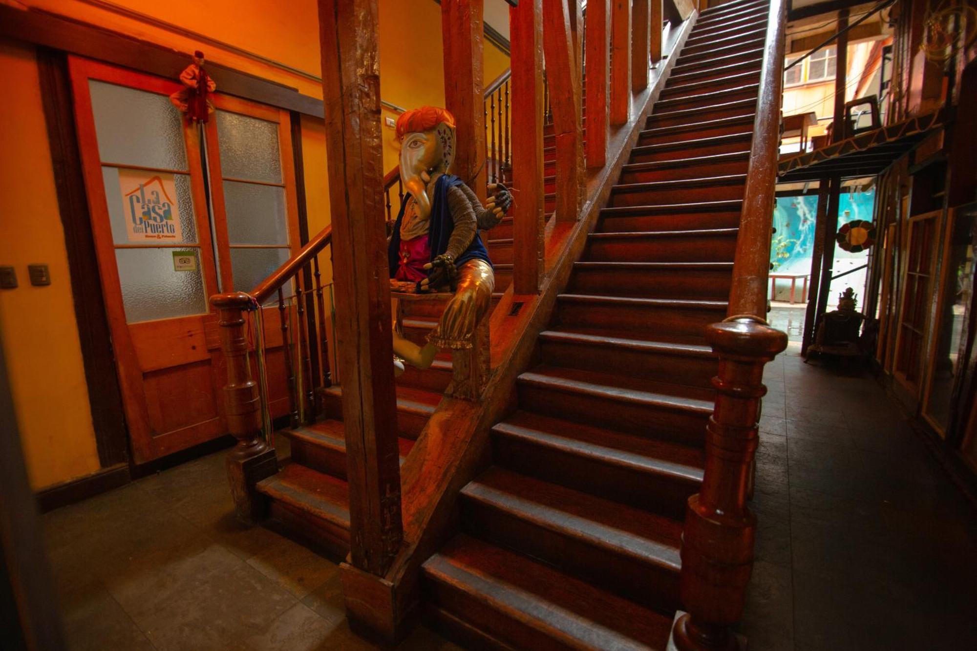 La Casa Del Puerto, Hostal Cultural, Cerro Alegre Valparaíso Eksteriør billede