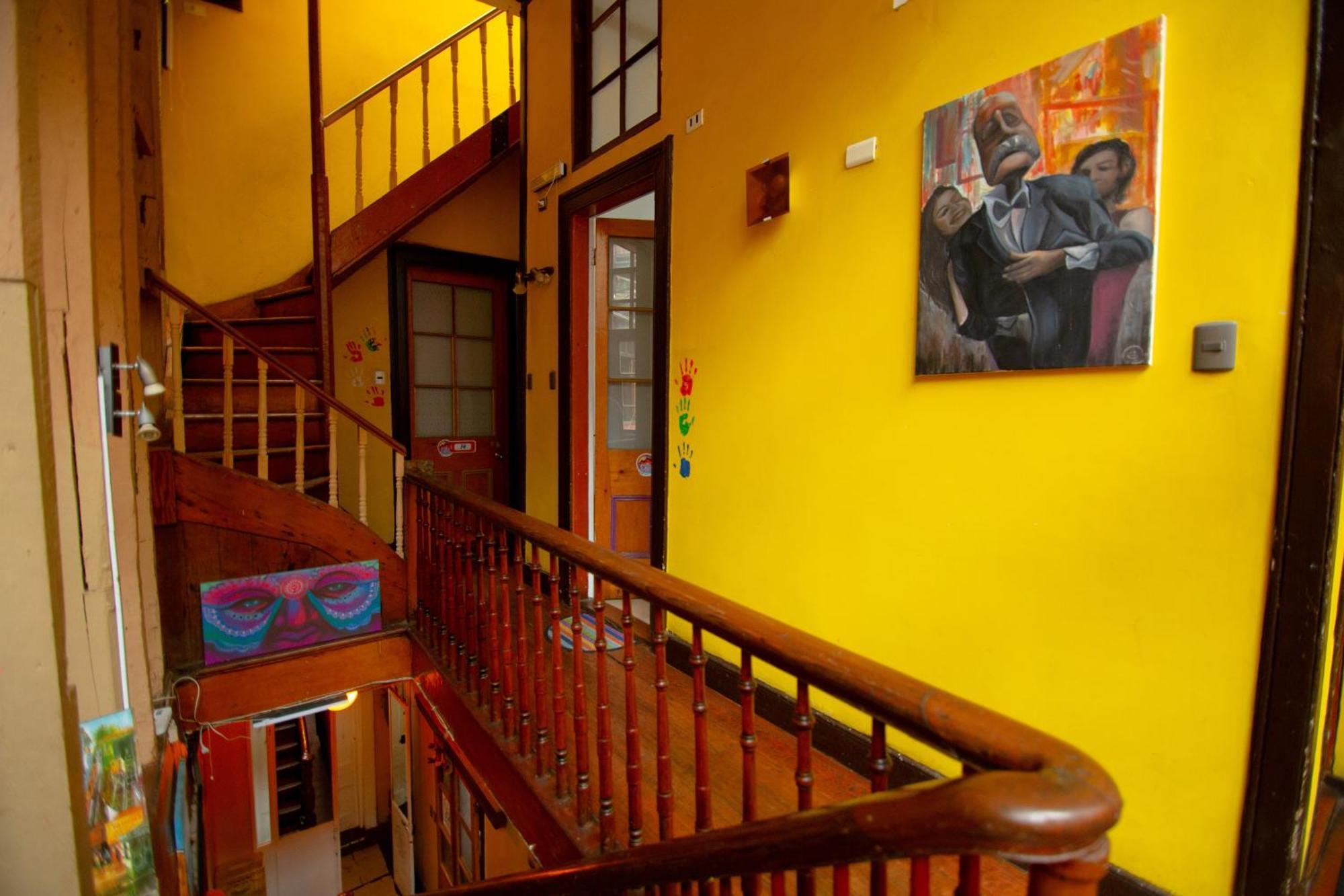 La Casa Del Puerto, Hostal Cultural, Cerro Alegre Valparaíso Eksteriør billede